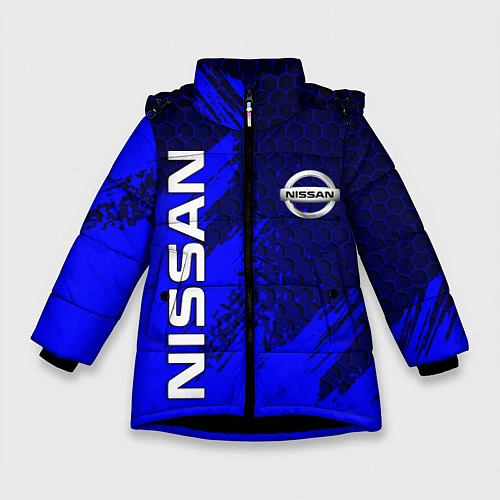 Зимняя куртка для девочки NISSAN / 3D-Черный – фото 1