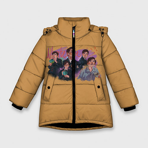 Зимняя куртка для девочки The umbrella academy / 3D-Черный – фото 1
