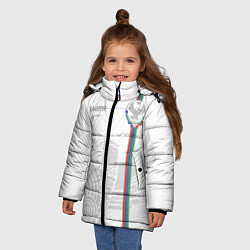 Куртка зимняя для девочки Дагестан, цвет: 3D-красный — фото 2