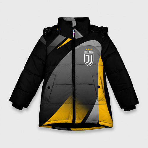 Зимняя куртка для девочки Juventus Uniform / 3D-Черный – фото 1