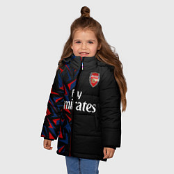 Куртка зимняя для девочки ARSENAL UNIFORM 2020, цвет: 3D-светло-серый — фото 2
