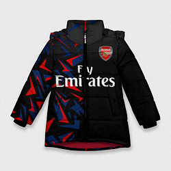 Куртка зимняя для девочки ARSENAL UNIFORM 2020, цвет: 3D-красный