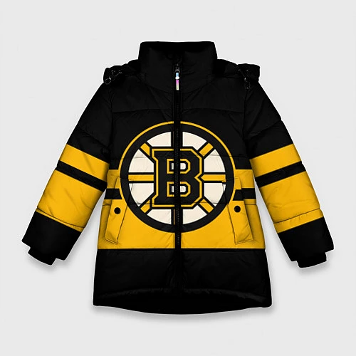 Зимняя куртка для девочки BOSTON BRUINS NHL / 3D-Черный – фото 1