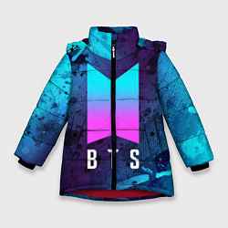 Зимняя куртка для девочки BTS БТС