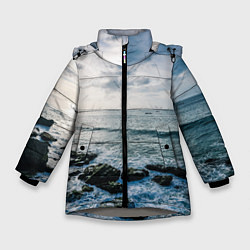 Зимняя куртка для девочки Море