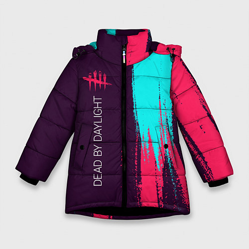 Зимняя куртка для девочки DEAD BY DAYLIGHT / 3D-Черный – фото 1
