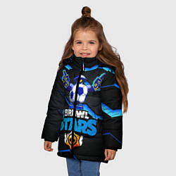 Куртка зимняя для девочки Mascot Darryl Талисман, цвет: 3D-черный — фото 2