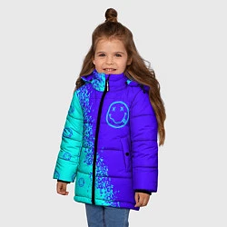 Куртка зимняя для девочки NIRVANA НИРВАНА, цвет: 3D-черный — фото 2