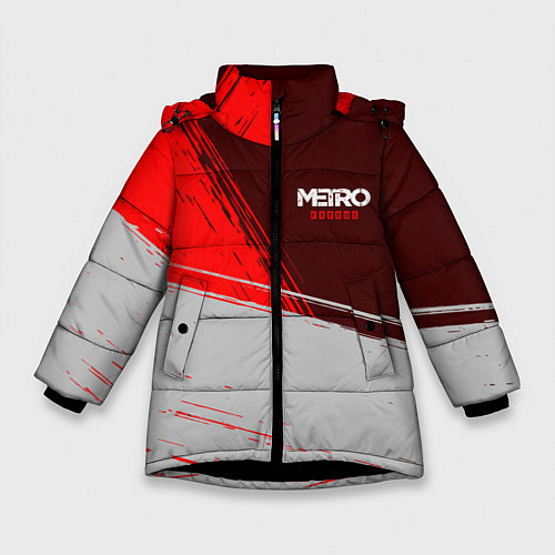 Зимняя куртка для девочки METRO EXODUS МЕТРО ИСХОД / 3D-Черный – фото 1