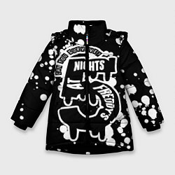 Куртка зимняя для девочки Five Nights at Freddy, цвет: 3D-черный