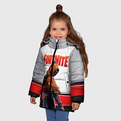 Куртка зимняя для девочки FORTNITE GAME, цвет: 3D-черный — фото 2