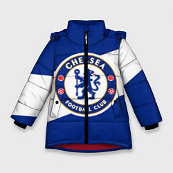 Куртка зимняя для девочки Chelsea SPORT, цвет: 3D-красный