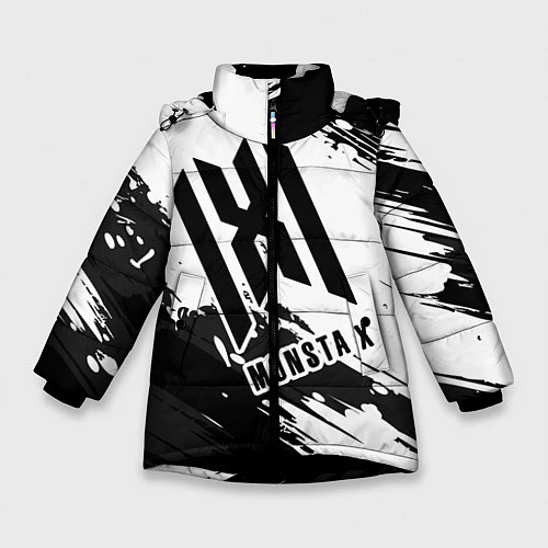 Зимняя куртка для девочки Monsta X / 3D-Черный – фото 1