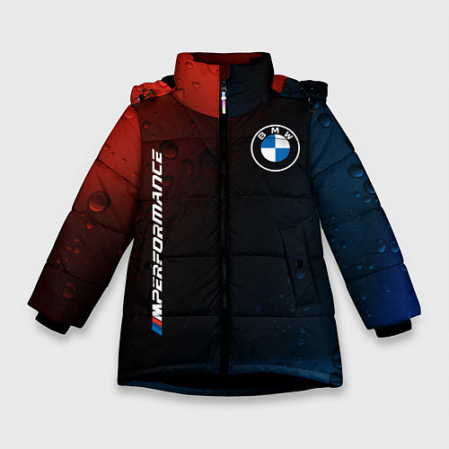 Зимняя куртка для девочки BMW БМВ / 3D-Черный – фото 1