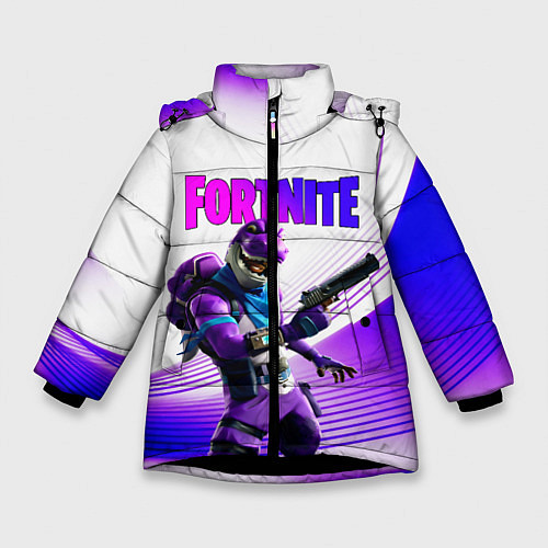 Зимняя куртка для девочки FORTNITE / 3D-Черный – фото 1