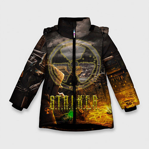 Зимняя куртка для девочки Stalker 2 / 3D-Черный – фото 1