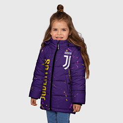 Куртка зимняя для девочки JUVENTUS ЮВЕНТУС, цвет: 3D-красный — фото 2