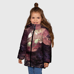 Куртка зимняя для девочки The World Is Yours, цвет: 3D-светло-серый — фото 2