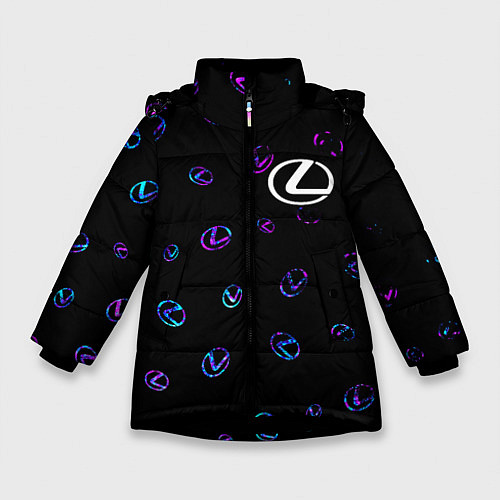 Зимняя куртка для девочки LEXUS ЛЕКСУС / 3D-Черный – фото 1