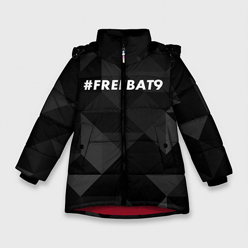 Зимняя куртка для девочки FREEBAT9 / 3D-Красный – фото 1