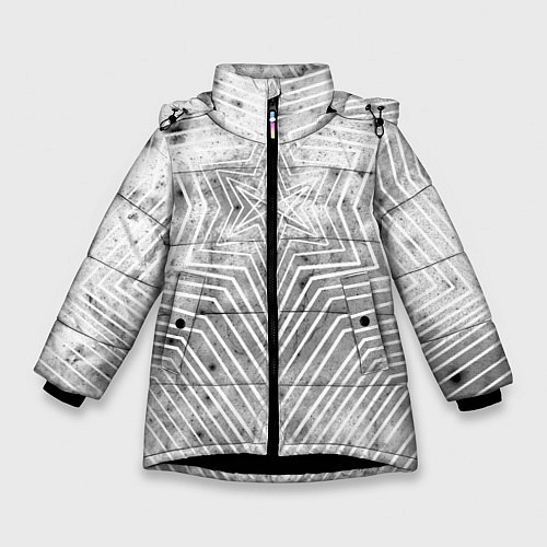 Зимняя куртка для девочки BRING ME THE HORIZON / 3D-Черный – фото 1