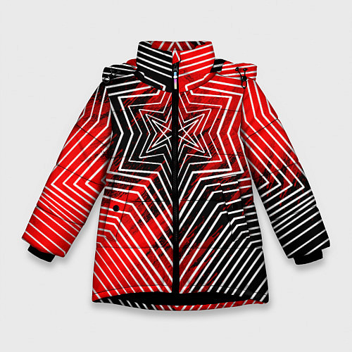 Зимняя куртка для девочки BMTH / 3D-Черный – фото 1