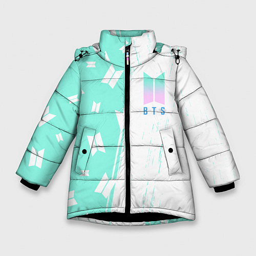 Зимняя куртка для девочки BTS БТС / 3D-Черный – фото 1