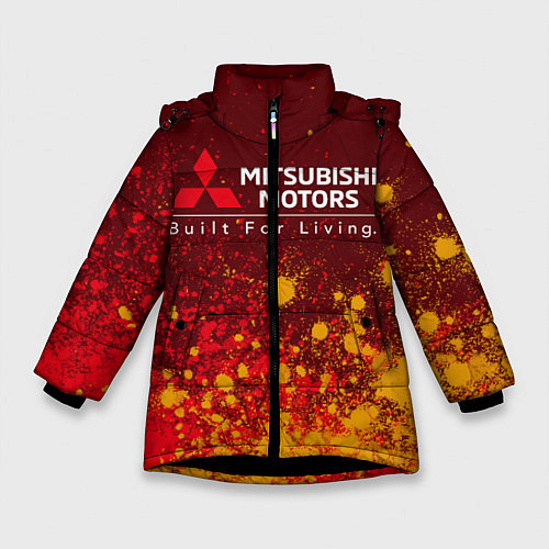 Зимняя куртка для девочки MITSUBISHI МИТСУБИСИ / 3D-Черный – фото 1