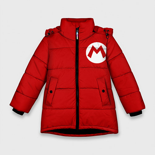 Зимняя куртка для девочки МАРИО / 3D-Черный – фото 1