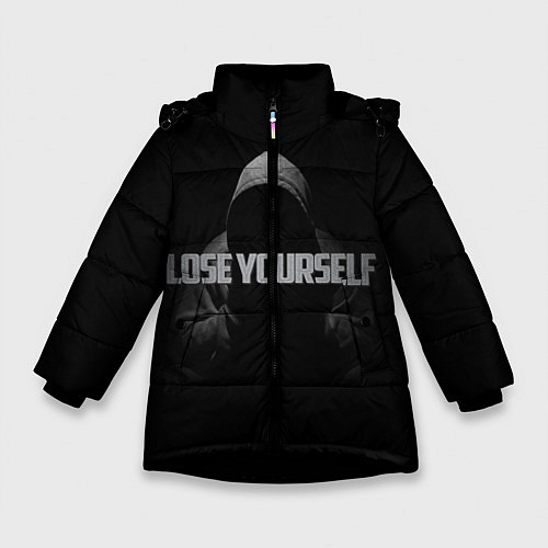 Зимняя куртка для девочки EMINEM / 3D-Черный – фото 1