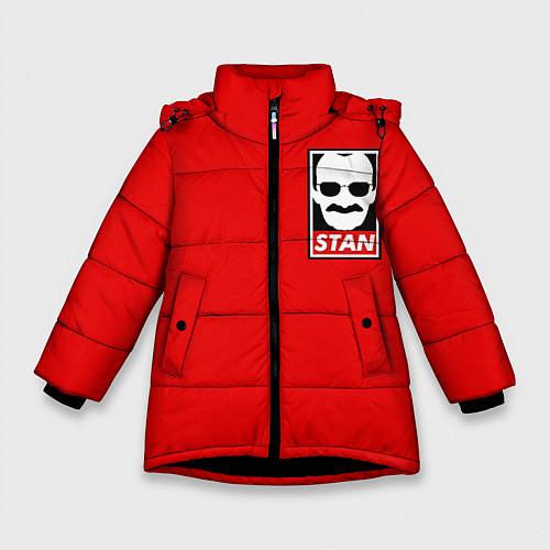 Зимняя куртка для девочки STAN LEE / 3D-Черный – фото 1