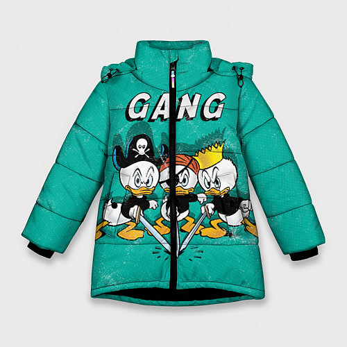 Зимняя куртка для девочки Gang / 3D-Черный – фото 1