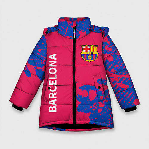 Зимняя куртка для девочки BARCELONA БАРСЕЛОНА / 3D-Черный – фото 1