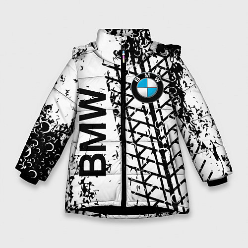 Зимняя куртка для девочки BMW / 3D-Черный – фото 1