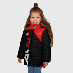 Куртка зимняя для девочки Iam Fighter Z, цвет: 3D-светло-серый — фото 2