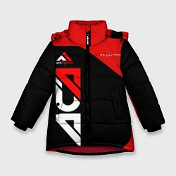 Куртка зимняя для девочки Iam Fighter Z, цвет: 3D-красный