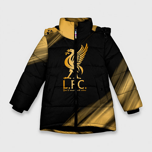 Зимняя куртка для девочки Liverpool Ливерпуль / 3D-Черный – фото 1