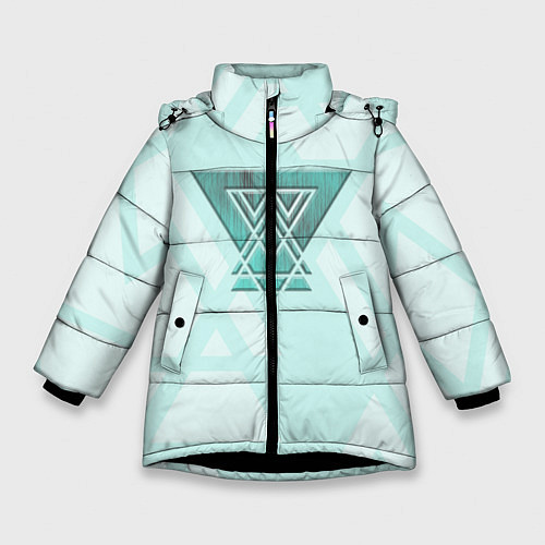 Зимняя куртка для девочки SCANDI FORCE / 3D-Черный – фото 1