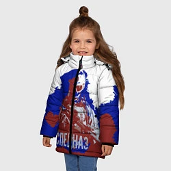 Куртка зимняя для девочки Спецназ России, цвет: 3D-черный — фото 2