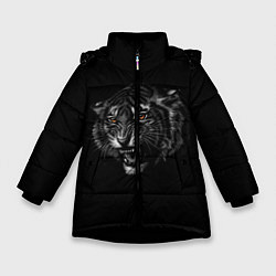 Зимняя куртка для девочки Тигр
