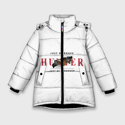 Зимняя куртка для девочки Hunter / 3D-Черный – фото 1