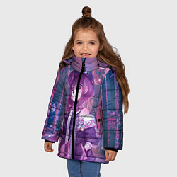 Куртка зимняя для девочки Урарака Очако, цвет: 3D-красный — фото 2