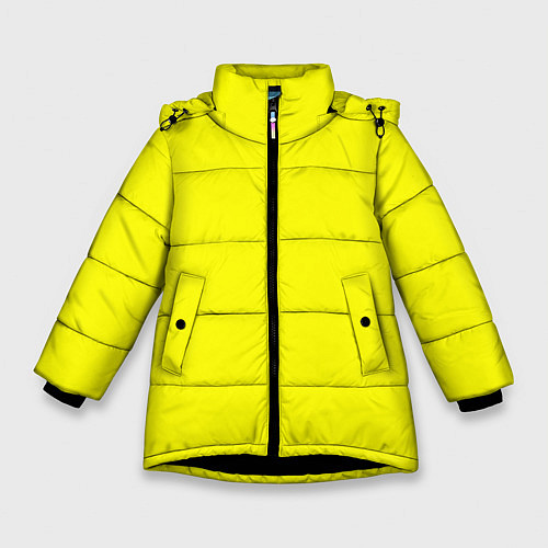 Зимняя куртка для девочки СКАФАНДР AMONG US КАПЮШОН / 3D-Черный – фото 1