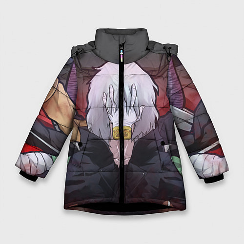 Зимняя куртка для девочки Томура Шигараки Z / 3D-Черный – фото 1