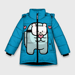 Зимняя куртка для девочки Nyan Cat Among Us