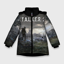 Куртка зимняя для девочки STALKER 2, цвет: 3D-черный