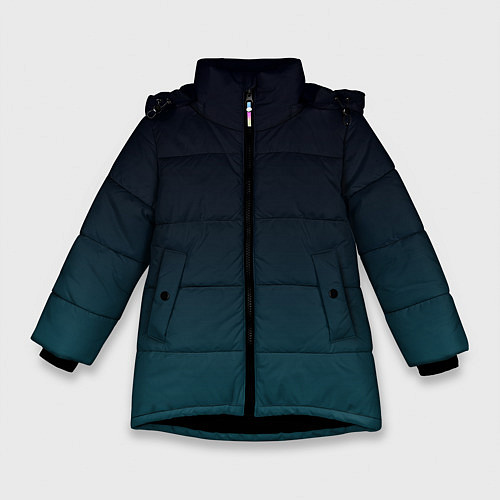 Зимняя куртка для девочки GRADIENT / 3D-Черный – фото 1