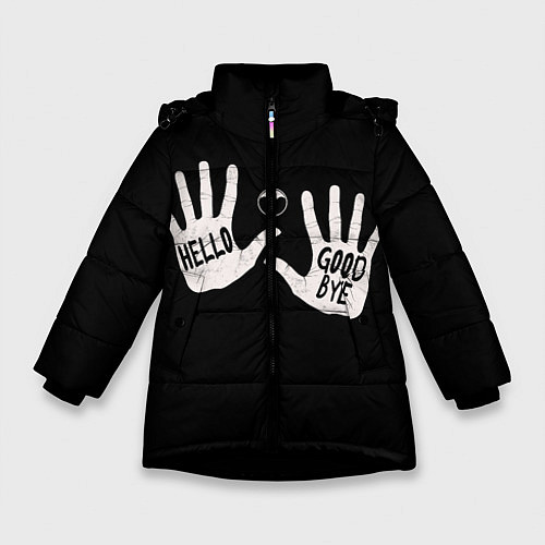Зимняя куртка для девочки Академия Амбрелла / 3D-Черный – фото 1