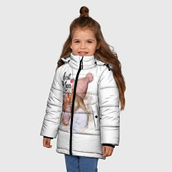 Куртка зимняя для девочки Best Mom, цвет: 3D-черный — фото 2