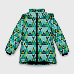 Зимняя куртка для девочки Mickey pattern